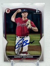 Garrett Baumann Signed 2023 1st Bowman #BD-172 Atlanta Braves