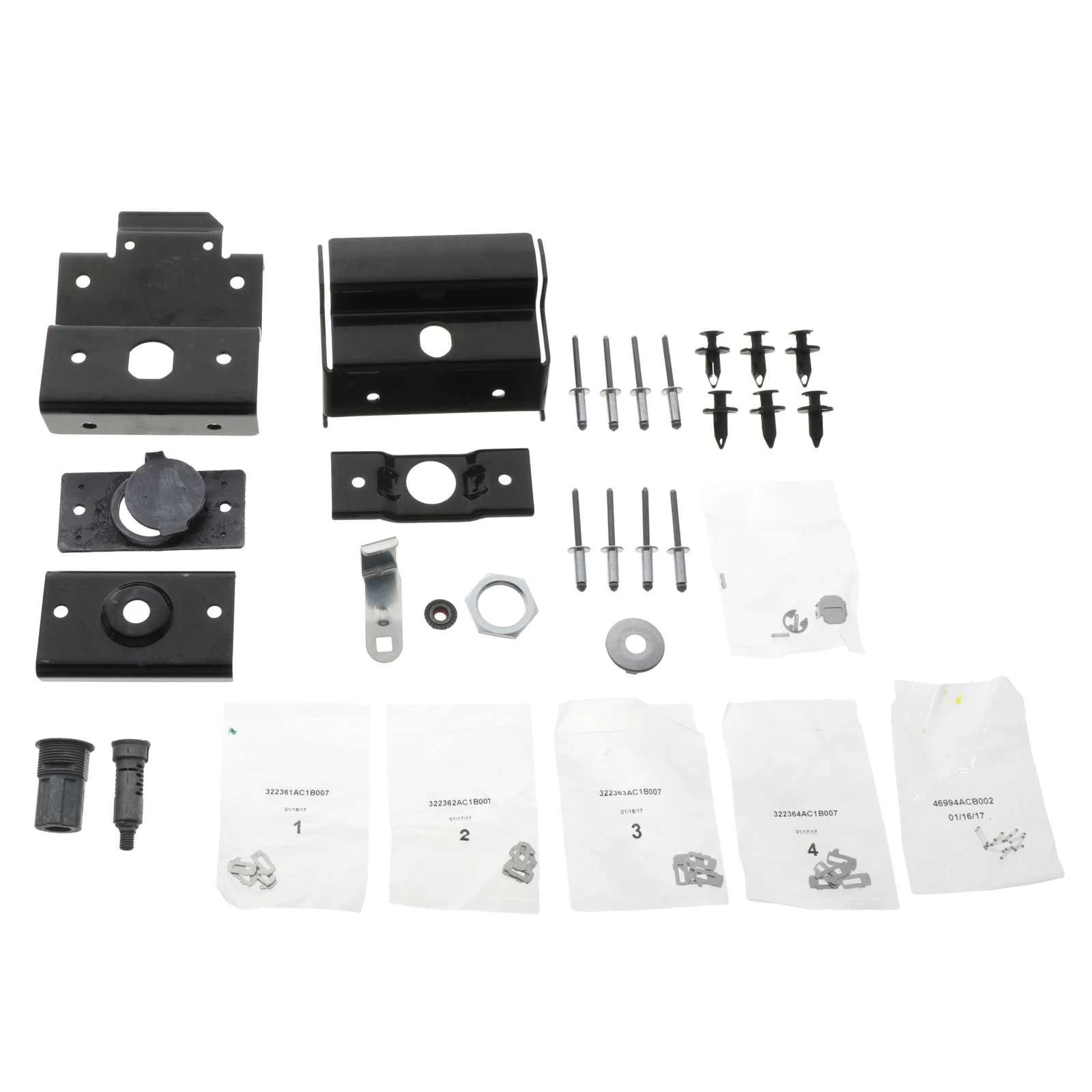 Genuine Mopar 2007-2018 Wrangler Wrangler JK Hood Lock Kit 82213051AD