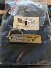 Keychain Gifts for Daughter- Remember I Love You Daughter with pouch