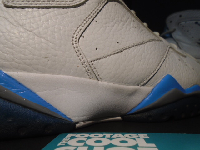 2015 NIKE AIR JORDAN VII 7 RETRO WHITE FRENCH BLUE UNC FLINT GREY
