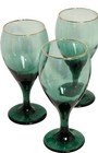 Libbey Glass Green Wine Glasses