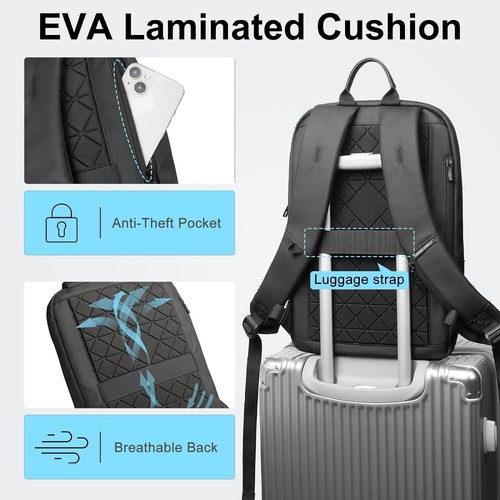 Sac à Dos Ordinateur Portable 156" et Tablette 129" avec Port de Charge USB p... - Afbeelding 6 van 7