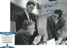 GLYNN LUNNEY NASA APOLLO 13 FLIGHT DIRECTOR SIGNED 8x10 PHOTO G BECKETT BAS COA