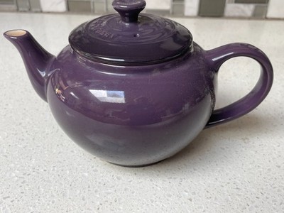 Le Creuset Purple/Eggplant Individual Mini Tea Pot w/Infuser