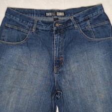 Vintage Southpole Shorts Men's Size 38 Blue Faded Baggy Hip Hop Y2K Skater Denim