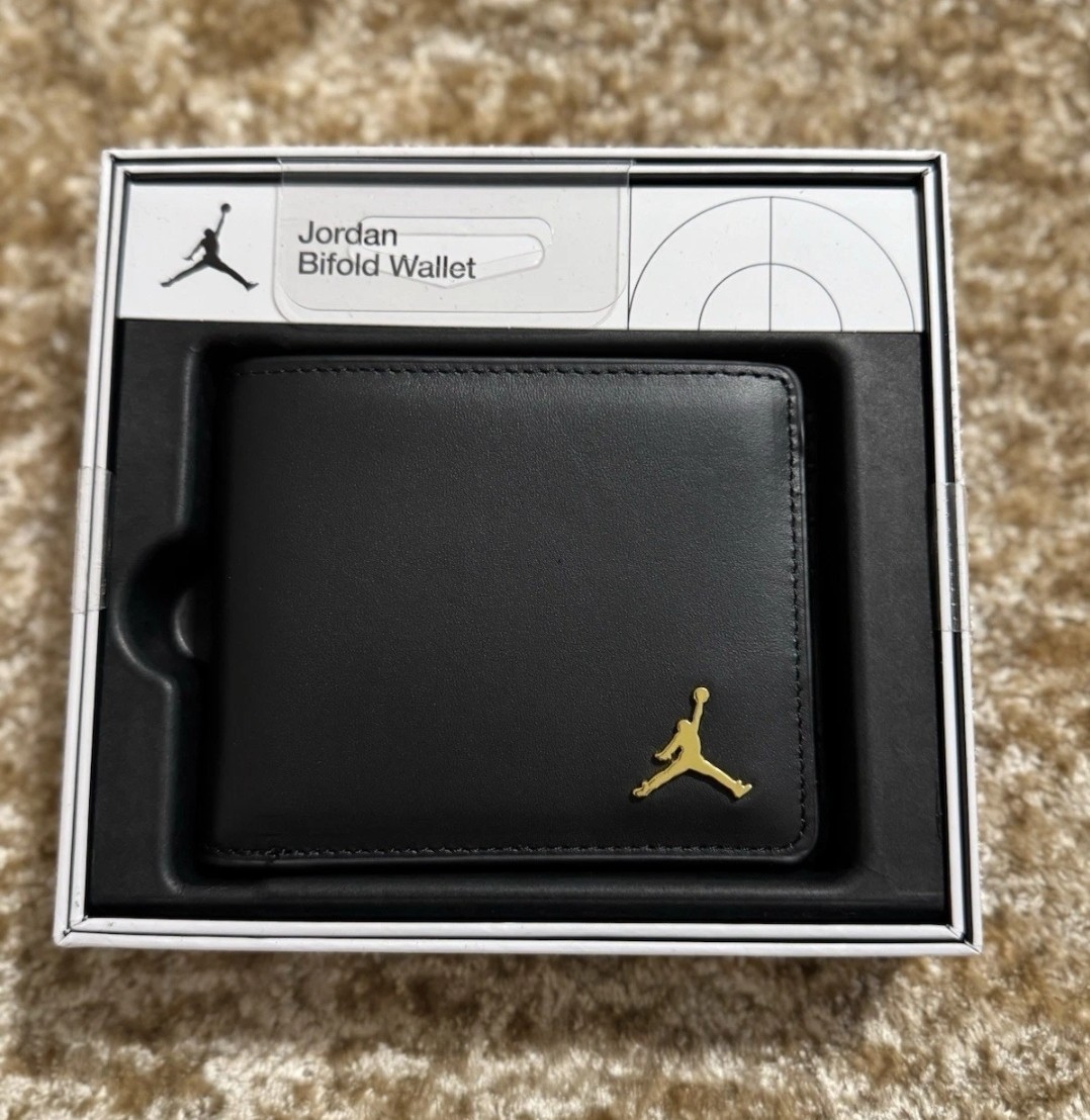 Nike Jordan Jumpman Ingot Bifold Wallet Black MA0819-023 Brand New
