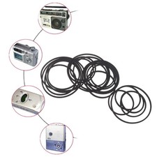 30/50PCS Square Rubber Belts for Recording Devices and Video Drives 1.2mm Strong