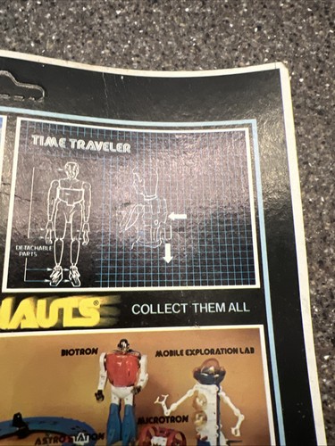 Micronauts Time Traveler BLUE 1976 Mego Vintage Action Figure NEW MOC SEALED - Picture 11 of 13