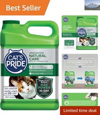Max Power Natural Cat Litter - Unscented, Hypoallergenic, 99 Dust Free, 15 lbs