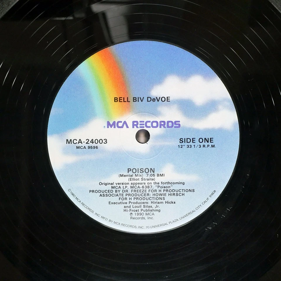 BELL BIV DEVOE POISON (EXTENDED VERSION) MCA MCA24003 US VINYL 12 - Image 2 of 2