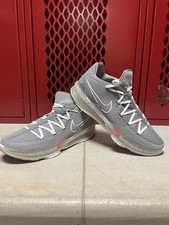 Usado en Excelente Condición Nike LeBron 17 Low 'Gris Partícula' - Para Hombre Talla 14