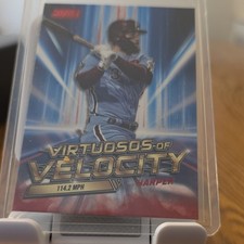 Topps Stadium Club Virtuosos of Velocity  Bryce Harper Phillies Baseball Red