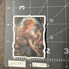 Small Anna Princess Frozen Humor Sticker For Bottle Case Laptop Phone Ect New23