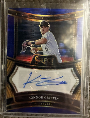 2025 Panini Select - Signatures Konnor Griffin #SIG-KG Blue Pulsar Prizm