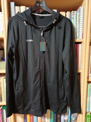 JAKO Running Jacke Damen 44 Sportjacke Fitness Schwarz NEU mit Etikett