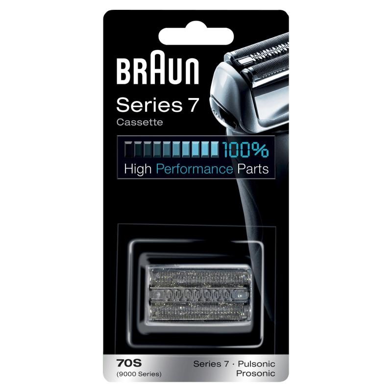 Testina 70S Argento per Braun Series 7 | Ricambio Compatibile Top