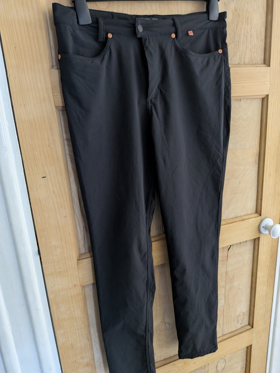 Acai Trousers Womens W32 R Black Adventurite Stretch Outdoor