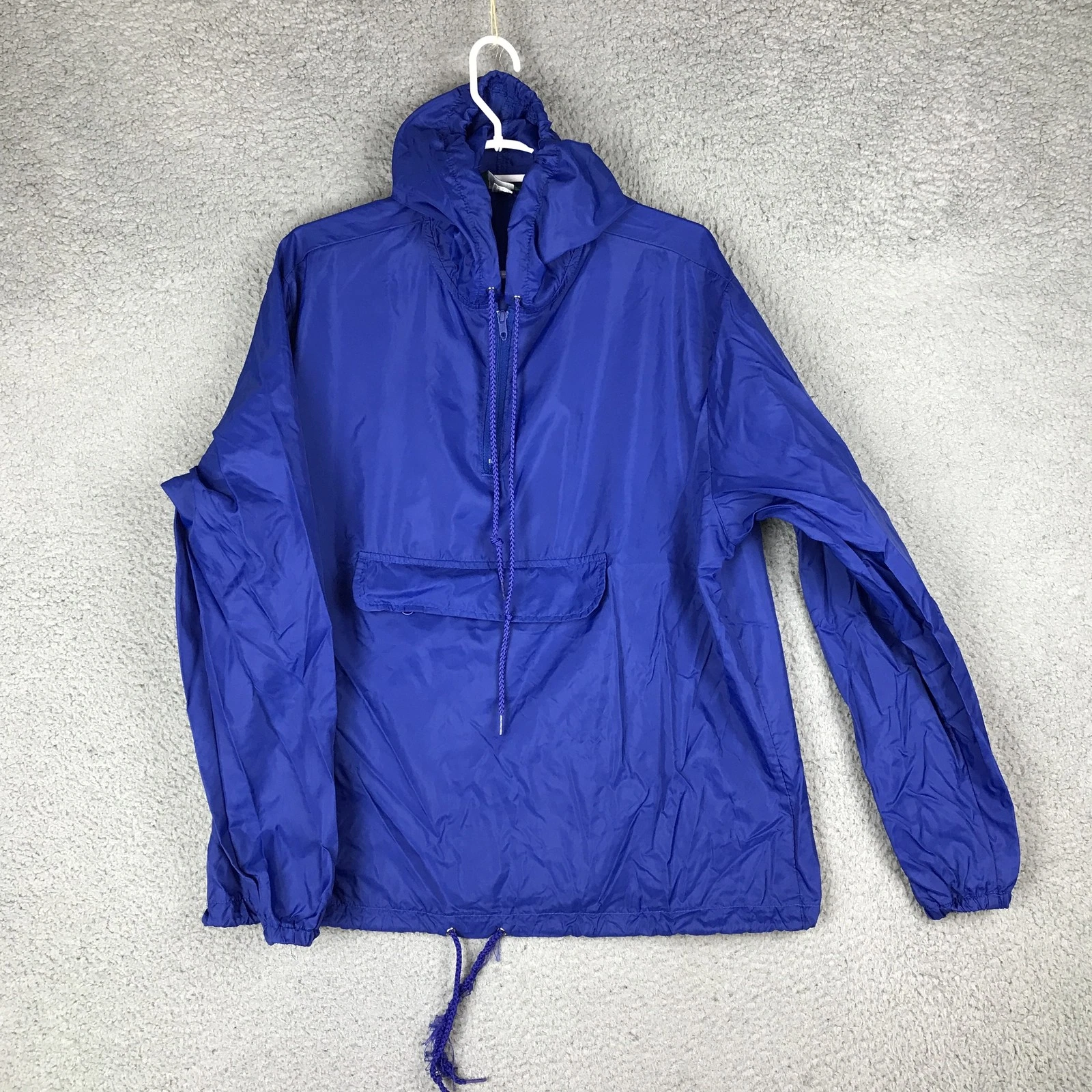 Vintage Dunbrooke Pullover Jacket Mens Large Nylon Hooded Windbreaker USA 90s