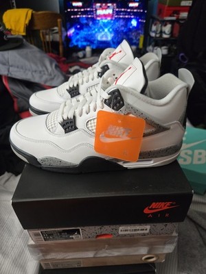Air Jordan 4 Retro OG White Cement 2025 Size 11 (FV5029-100) Brand New OG Box DS