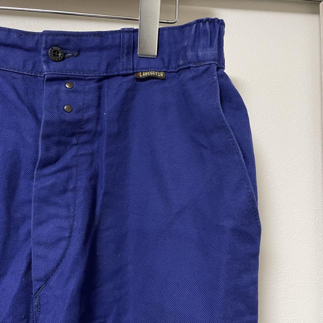 40s 50s フランス LE LAUBOUREUR ベルベット ワーク パンツ 40s 50s フランス LE LAUBOUREUR ベルベット ワーク パンツ
