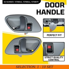 2-20 Fit Chevy Gmc Ck 1500 2500 3500 1999-2000 Interior Gray Door Handles Front 2-20 Fit Chevy Gmc Ck 1500 2500 3500 1999-2000 Interior Gray Door Handles Front