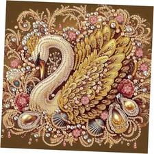 Diamond Painting Kits for Adults Swan, 5D Special Shape Diamond Art Kits for