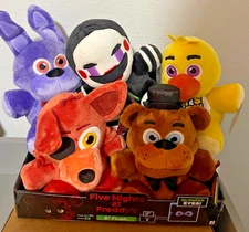 Universal HHN Complete Set of 5 Five Nights At Freddys FNAF 8" Jazwares Plush