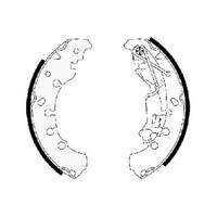 Bremsbackensatz Hinten FüR Opel Adam M13 1.0 1.2 1.4 12 Bis 19 Textar Neu KFV
