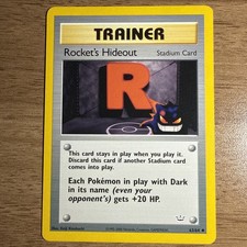 POKEMON ROCKET'S HIDEOUT 63/64 TRAINER NEO REVELATION NM MINT GENGAR on eBay