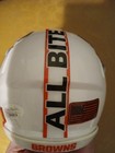 Shedeur Sanders Browns Custom Mini Helmet JSA — photo 6