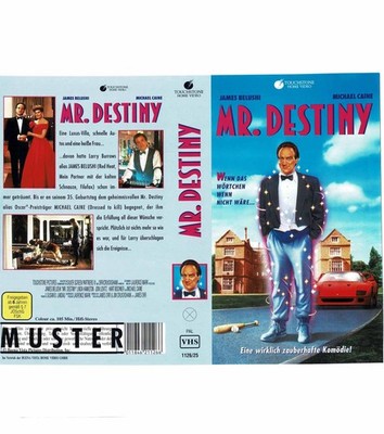 Mr. Destiny - James Belushi - VHS-Einleger A4 - ohne Cassette/Hülle