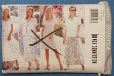 Butterick 4493 French Connection Misses' Dress & Skirt Sewing Pattern Size
