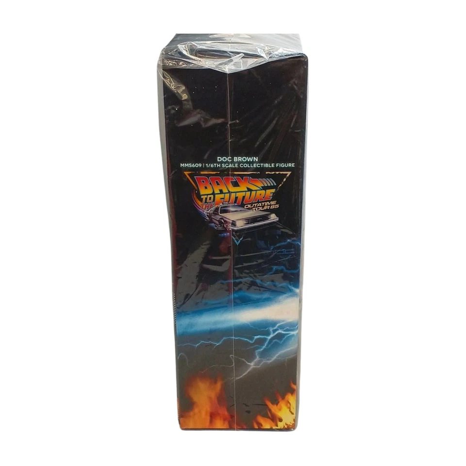 Figura sellada de fábrica Hot Toys MMS609 Regreso al futuro Doc Brown escala 1/6 Foto 2 de 4