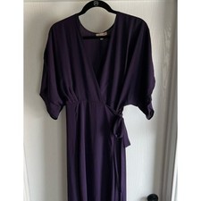 Eggplant Purple Gianni Bini Wrap Dress