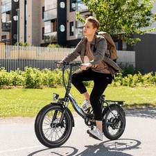E-Bike Klapprad 20 Zoll Elektrofahrrad 250W 25km/h CityBike Herren Damen Fatbike