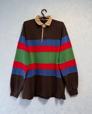 Polo Ralph Lauren Vintage Rugby Shirt Long Sleeve Multicolor Men's L