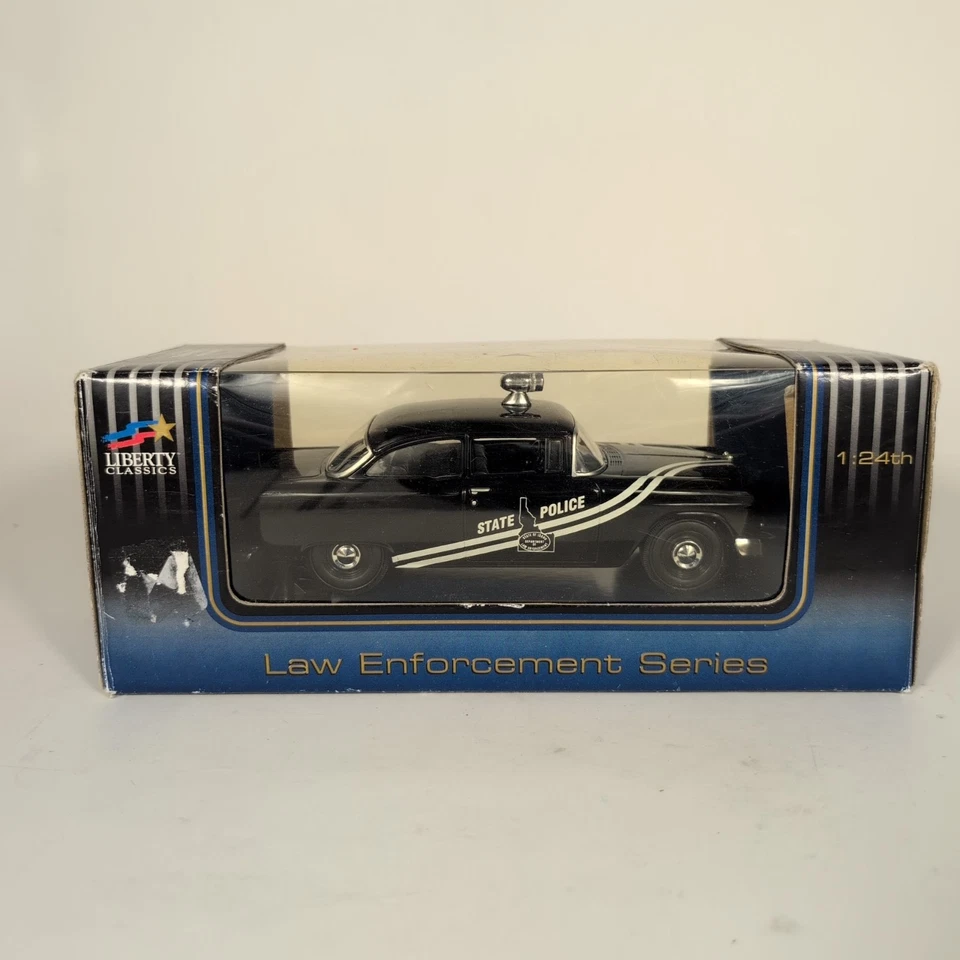 Chevrolet Idaho State Police 1955 Libery Classics 1:24 coche diecast en caja raro Foto 3 de 4