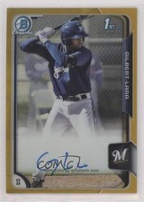 2015 Bowman Chrome Prospects Gold Refractor 11/50 Gilbert Lara #BCAP-GL Auto z4k