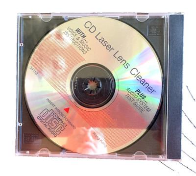 CD Laser Lens Cleaner Voice Plus Audio System Test Guide Voice Music Instruction