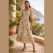 Polo Ralph Lauren Size 4 Floral Plissé Satin Maxi Dress Pleated Luxury $698