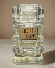 Vintage Lucien Lelong Mon Image Perfume Bottle Only Stacked Squared