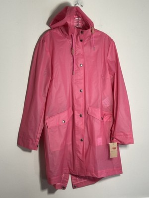 NWT s Levi's Midweight Rubberized Rain Fishtail Parka Jacket Sz. XL