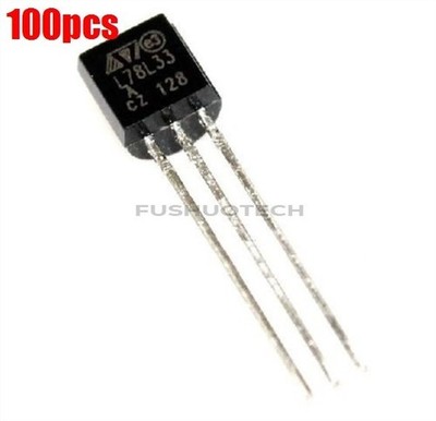 100pcs L78L33ACZ Reg Ldo 3.3V .1A St TO-92 New Ic rf *lh