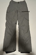 Burton Living Lining Snowboard Ski Snow Pants Size XS Extra Small Grey EUC