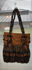 Sun 'N' Sand Naturally Woven Straw Tote Bag Purse Handbag Summer Vibe Boho