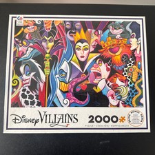 Ceaco Disney Villains 2000 Piece Jigsaw Puzzle - New