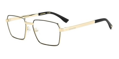 Brille Dsquared2 D2 0193 Matt Black Gold 54/17/145 Herren