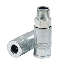 Vertex Air Line Fitting Quick Release Compressor Air Hose 3/8" Male Thread 2PC