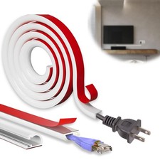 39in Self-Adhesive Wire Covers Floor Power Cable Concealer Wall Wire Hider