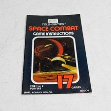 Atari 2600 Sears Tele Games Space Combat Instruction Manual Only 1980